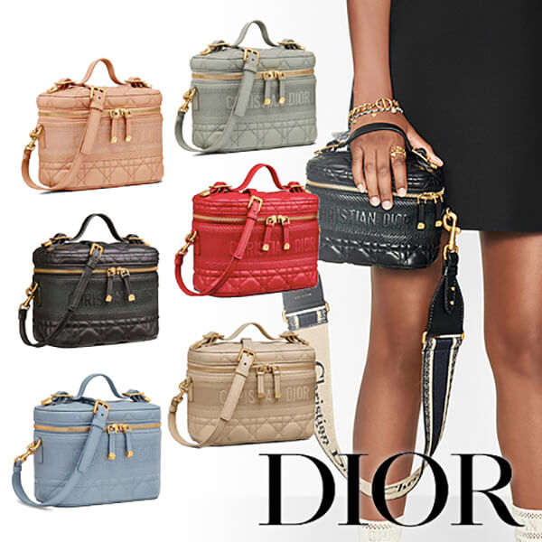 可愛いディオール TRAVEL☆スモール ヴァニティ バッグ 偽物☆S5488UNTR_M41G